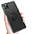 Funda Silicona Carcasa Ultrafina Goma con Magnetico Anillo de dedo Soporte T04 para Apple iPhone 11 Pro Max