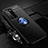 Funda Silicona Carcasa Ultrafina Goma con Magnetico Anillo de dedo Soporte T04 para Huawei P40 Pro