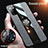Funda Silicona Carcasa Ultrafina Goma con Magnetico Anillo de dedo Soporte X01L para Samsung Galaxy A02s