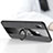 Funda Silicona Carcasa Ultrafina Goma con Magnetico Anillo de dedo Soporte X01L para Samsung Galaxy A30