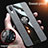 Funda Silicona Carcasa Ultrafina Goma con Magnetico Anillo de dedo Soporte X01L para Samsung Galaxy A40