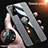Funda Silicona Carcasa Ultrafina Goma con Magnetico Anillo de dedo Soporte X01L para Samsung Galaxy A51 4G