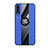 Funda Silicona Carcasa Ultrafina Goma con Magnetico Anillo de dedo Soporte X01L para Samsung Galaxy A70