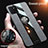 Funda Silicona Carcasa Ultrafina Goma con Magnetico Anillo de dedo Soporte X01L para Samsung Galaxy A81