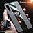 Funda Silicona Carcasa Ultrafina Goma con Magnetico Anillo de dedo Soporte X01L para Samsung Galaxy A90 5G