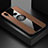 Funda Silicona Carcasa Ultrafina Goma con Magnetico Anillo de dedo Soporte X01L para Samsung Galaxy M01s