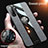 Funda Silicona Carcasa Ultrafina Goma con Magnetico Anillo de dedo Soporte X01L para Samsung Galaxy Note 10 Plus 5G