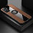 Funda Silicona Carcasa Ultrafina Goma con Magnetico Anillo de dedo Soporte X01L para Xiaomi Redmi Note 11 4G (2022)