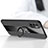 Funda Silicona Carcasa Ultrafina Goma con Magnetico Anillo de dedo Soporte X01L para Xiaomi Redmi Note 11 SE 5G