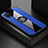 Funda Silicona Carcasa Ultrafina Goma con Magnetico Anillo de dedo Soporte X02L para Samsung Galaxy A12