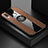Funda Silicona Carcasa Ultrafina Goma con Magnetico Anillo de dedo Soporte X02L para Samsung Galaxy A40