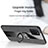 Funda Silicona Carcasa Ultrafina Goma con Magnetico Anillo de dedo Soporte X02L para Samsung Galaxy A81