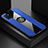 Funda Silicona Carcasa Ultrafina Goma con Magnetico Anillo de dedo Soporte X02L para Samsung Galaxy A81