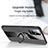 Funda Silicona Carcasa Ultrafina Goma con Magnetico Anillo de dedo Soporte X02L para Samsung Galaxy M31s