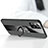 Funda Silicona Carcasa Ultrafina Goma con Magnetico Anillo de dedo Soporte X03L para Samsung Galaxy A52 5G