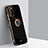 Funda Silicona Carcasa Ultrafina Goma con Magnetico Anillo de dedo Soporte XL1 para Samsung Galaxy A02s