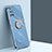 Funda Silicona Carcasa Ultrafina Goma con Magnetico Anillo de dedo Soporte XL1 para Samsung Galaxy A51 4G