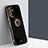 Funda Silicona Carcasa Ultrafina Goma con Magnetico Anillo de dedo Soporte XL1 para Samsung Galaxy Quantum2 5G
