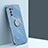 Funda Silicona Carcasa Ultrafina Goma con Magnetico Anillo de dedo Soporte XL1 para Samsung Galaxy S20 Lite 5G