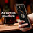 Funda Silicona Carcasa Ultrafina Goma con Magnetico Anillo de dedo Soporte XL1 para Xiaomi Redmi A1
