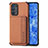 Funda Silicona Carcasa Ultrafina Goma con Magnetico S01D para Oppo Reno6 Pro 5G