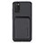 Funda Silicona Carcasa Ultrafina Goma con Magnetico S02D para Samsung Galaxy M02s