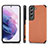 Funda Silicona Carcasa Ultrafina Goma con Magnetico S03D para Samsung Galaxy S21 Plus 5G