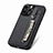 Funda Silicona Carcasa Ultrafina Goma con Magnetico S05D para Apple iPhone 13 Pro Max