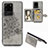 Funda Silicona Carcasa Ultrafina Goma con Magnetico S05D para Samsung Galaxy S20 Ultra