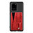 Funda Silicona Carcasa Ultrafina Goma con Magnetico S08D para Samsung Galaxy S20 Ultra