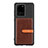 Funda Silicona Carcasa Ultrafina Goma con Magnetico S12D para Samsung Galaxy S20 Ultra