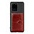 Funda Silicona Carcasa Ultrafina Goma con Magnetico S14D para Samsung Galaxy S20 Ultra