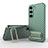 Funda Silicona Carcasa Ultrafina Goma con Soporte KC1 para Samsung Galaxy S22 5G