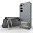 Funda Silicona Carcasa Ultrafina Goma con Soporte KC1 para Samsung Galaxy S23 Plus 5G