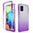 Funda Silicona Carcasa Ultrafina Transparente Goma Frontal y Trasera 360 Grados Gradiente JX1 para Samsung Galaxy A71 5G
