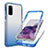 Funda Silicona Carcasa Ultrafina Transparente Goma Frontal y Trasera 360 Grados Gradiente JX1 para Samsung Galaxy S20 5G