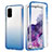 Funda Silicona Carcasa Ultrafina Transparente Goma Frontal y Trasera 360 Grados Gradiente JX1 para Samsung Galaxy S20 Plus 5G