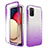 Funda Silicona Carcasa Ultrafina Transparente Goma Frontal y Trasera 360 Grados Gradiente JX4 para Samsung Galaxy A02s