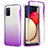 Funda Silicona Carcasa Ultrafina Transparente Goma Frontal y Trasera 360 Grados Gradiente JX4 para Samsung Galaxy M02s