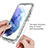 Funda Silicona Carcasa Ultrafina Transparente Goma Frontal y Trasera 360 Grados Gradiente M01 para Samsung Galaxy S21 Plus 5G