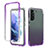 Funda Silicona Carcasa Ultrafina Transparente Goma Frontal y Trasera 360 Grados Gradiente M01 para Samsung Galaxy S21 Plus 5G