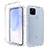 Funda Silicona Carcasa Ultrafina Transparente Goma Frontal y Trasera 360 Grados Gradiente para Google Pixel 5 XL 5G