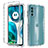 Funda Silicona Carcasa Ultrafina Transparente Goma Frontal y Trasera 360 Grados Gradiente para Motorola Moto G71s 5G