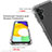 Funda Silicona Carcasa Ultrafina Transparente Goma Frontal y Trasera 360 Grados Gradiente para Samsung Galaxy A04s