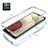 Funda Silicona Carcasa Ultrafina Transparente Goma Frontal y Trasera 360 Grados Gradiente para Samsung Galaxy M12