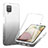 Funda Silicona Carcasa Ultrafina Transparente Goma Frontal y Trasera 360 Grados Gradiente YB1 para Samsung Galaxy M12