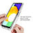 Funda Silicona Carcasa Ultrafina Transparente Goma Frontal y Trasera 360 Grados JX4 para Samsung Galaxy M02s