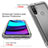 Funda Silicona Carcasa Ultrafina Transparente Goma Frontal y Trasera 360 Grados para Motorola Moto E20 Claro