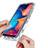 Funda Silicona Carcasa Ultrafina Transparente Goma Frontal y Trasera 360 Grados para Samsung Galaxy A30