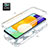 Funda Silicona Carcasa Ultrafina Transparente Goma Frontal y Trasera 360 Grados para Samsung Galaxy A52s 5G